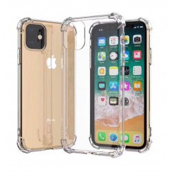 iPhone 11 Pro Max (6.5in) Crystal Clear Transparent Case with Bumper Corner (Clear)